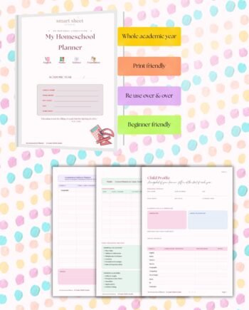 My Homeschool Planner | UK National Curriculum Printable PDF