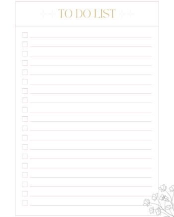 To Do List